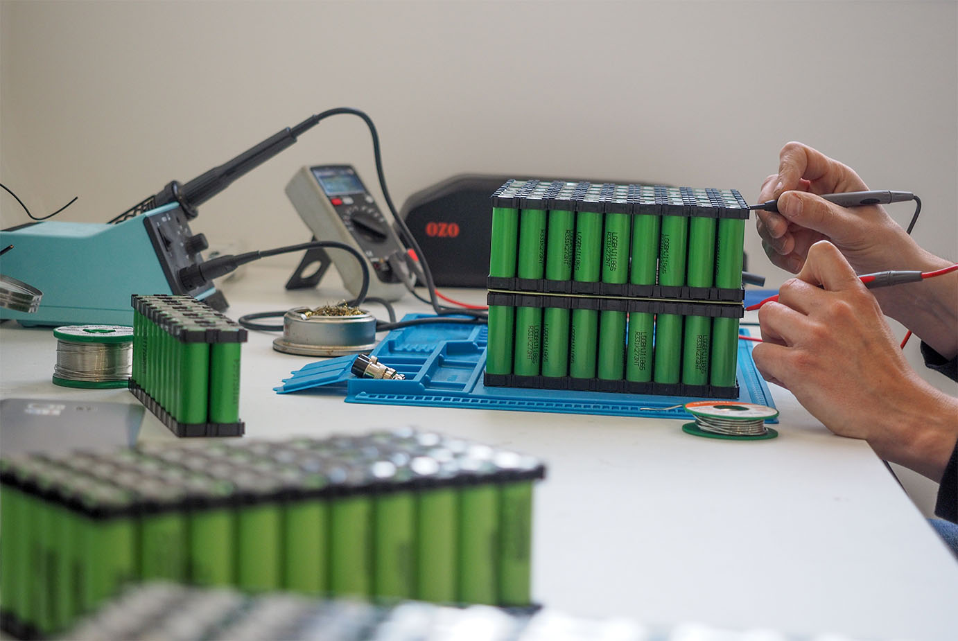 soudure batteries Lithium